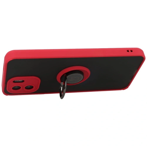 Kup Bizon Case Hybrid Ring Xiaomi Redmi A1 fumuriu cu un cadru roșu - BIZ2231 - {ean13} - Sklep Home Screen
