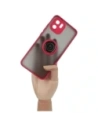 Kup Bizon Case Hybrid Ring Xiaomi Redmi A1 fumuriu cu un cadru roșu - BIZ2231 - {ean13} - Sklep Home Screen