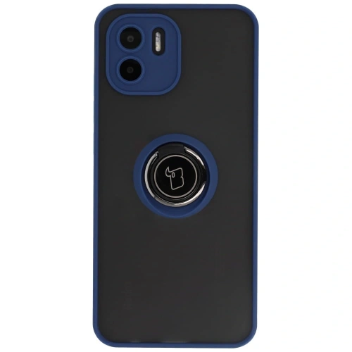 Kup Bizon Case Hybrid Ring Xiaomi Redmi A1 fumuriu cu un cadru albastru închis - BIZ2232 - {ean13} - Sklep Home Screen