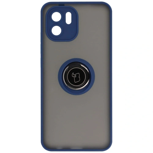 Kup Bizon Case Hybrid Ring Xiaomi Redmi A1 fumuriu cu un cadru albastru închis - BIZ2232 - {ean13} - Sklep Home Screen