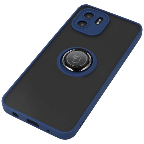 Kup Bizon Case Hybrid Ring Xiaomi Redmi A1 fumuriu cu un cadru albastru închis - BIZ2232 - {ean13} - Sklep Home Screen