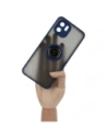 Kup Bizon Case Hybrid Ring Xiaomi Redmi A1 fumuriu cu un cadru albastru închis - BIZ2232 - {ean13} - Sklep Home Screen