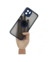 Kup Bizon Case Hybrid Ring Xiaomi Redmi A1 fumuriu cu un cadru albastru închis - BIZ2232 - {ean13} - Sklep Home Screen