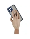 Kup Bizon Case Hybrid Ring Xiaomi Redmi A1 fumuriu cu un cadru albastru închis - BIZ2232 - {ean13} - Sklep Home Screen