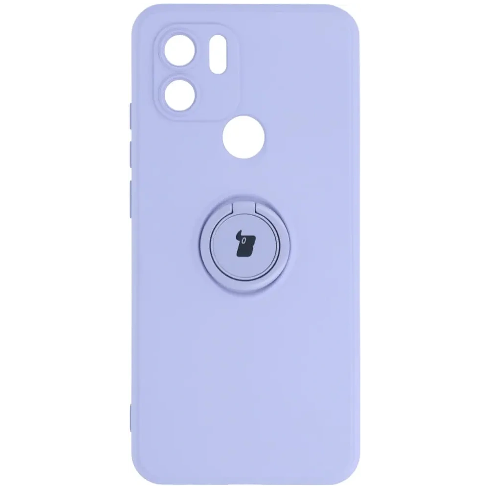 Etui Bizon Case Silicone Ring do Redmi A1 jasnofioletowe