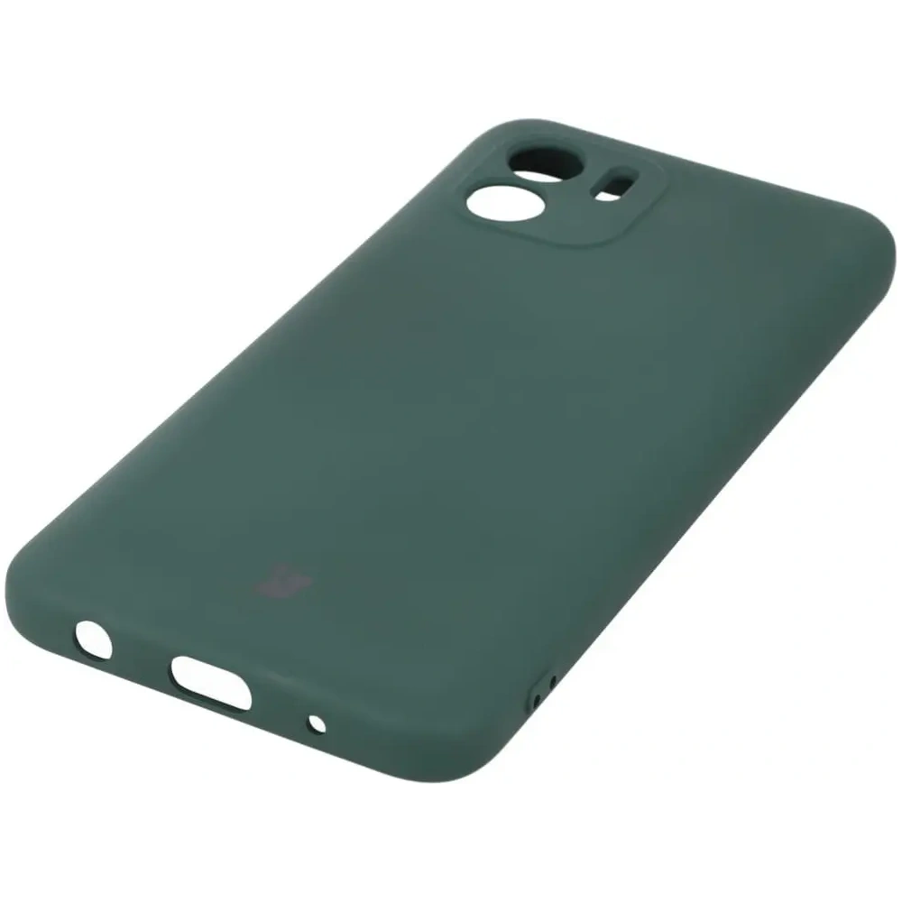 Etui Bizon Case Silicone do Xiaomi Redmi A1 ciemnozielone