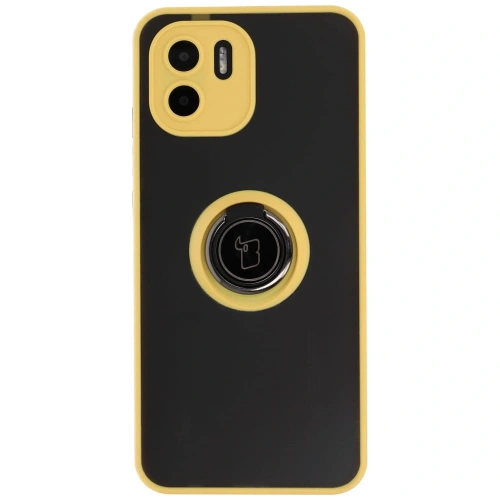 Kup Bizon Case Hybrid Ring Xiaomi Redmi A1 fumurie cu un cadru galben - BIZ2239 - {ean13} - Sklep Home Screen