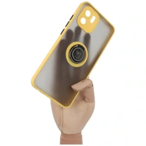 Kup Bizon Case Hybrid Ring Xiaomi Redmi A1 fumurie cu un cadru galben - BIZ2239 - {ean13} - Sklep Home Screen