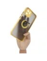 Kup Bizon Case Hybrid Ring Xiaomi Redmi A1 fumurie cu un cadru galben - BIZ2239 - {ean13} - Sklep Home Screen