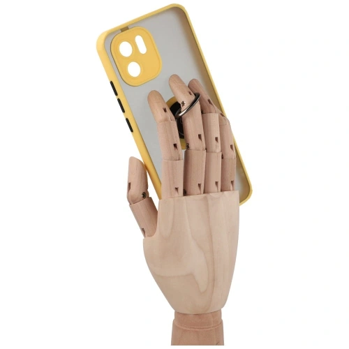 Kup Bizon Case Hybrid Ring Xiaomi Redmi A1 fumurie cu un cadru galben - BIZ2239 - {ean13} - Sklep Home Screen