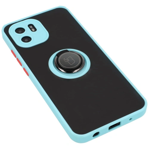 Kup Bizon Case Hybrid Ring Xiaomi Redmi A1 fumuriu cu un cadru bleu deschis - BIZ2240 - {ean13} - Sklep Home Screen