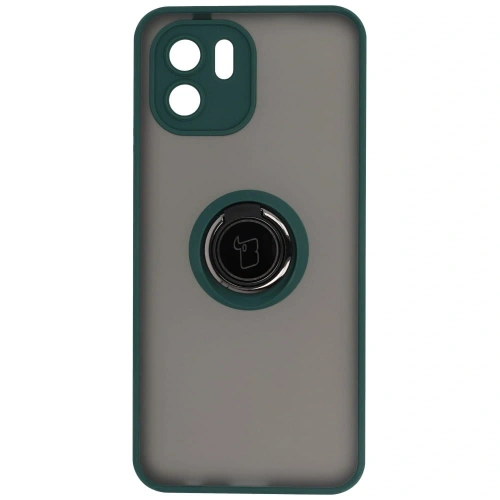 Kup Bizon Case Hybrid Ring Xiaomi Redmi A1 rauchig mit einem dunkelgrünen Rahmen - BIZ2245 - {ean13} - Sklep Home Screen