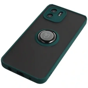 Kup Bizon Case Hybrid Ring Xiaomi Redmi A1 fumuriu cu un cadru verde închis - BIZ2245 - {ean13} - Sklep Home Screen