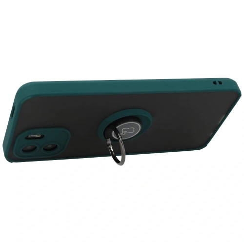 Kup Bizon Case Hybrid Ring Xiaomi Redmi A1 füstös sötétzöld kerettel - BIZ2245 - {ean13} - Sklep Home Screen