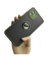 Bizon Case Hybrid Ring Xiaomi Redmi A1 füstös zöld kerettel