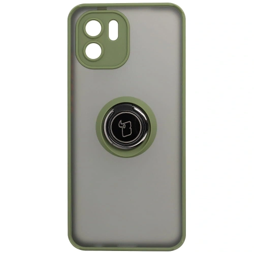 Kup Bizon Case Hybrid Ring Xiaomi Redmi A1 fumuriu cu un cadru verde - BIZ2246 - {ean13} - Sklep Home Screen