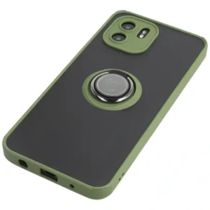 Kup Bizon Case Hybrid Ring Xiaomi Redmi A1 fumuriu cu un cadru verde - BIZ2246 - {ean13} - Sklep Home Screen