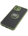 Kup Bizon Case Hybrid Ring Xiaomi Redmi A1 fumuriu cu un cadru verde - BIZ2246 - {ean13} - Sklep Home Screen