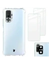 Bizon Case Clear Pack carcasă + 2x sticlă pentru ecran + sticlă pentru lentilă Xiaomi Redmi Note 10 Pro transparentă