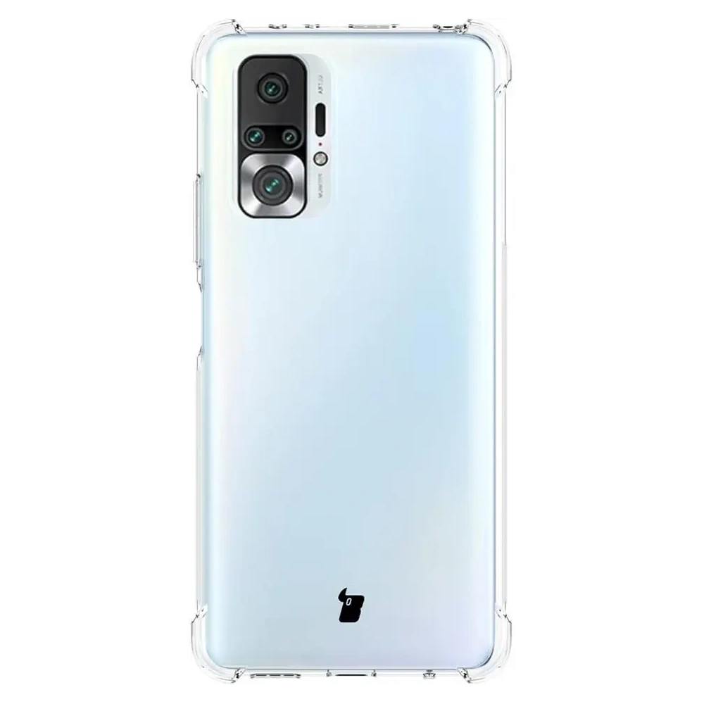 Etui + 2x szkło na ekran + obiektyw Bizon Case Clear Pack do Xiaomi Redmi Note 10 Pro przezroczyste