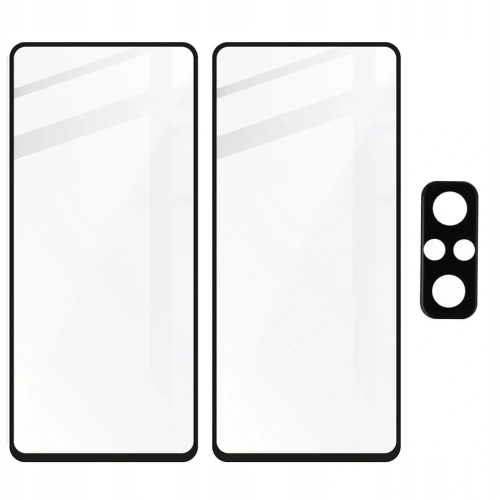 Kup Tvrzené sklo Bizon Glass Edge - [2 PACK] + ochrana na objektiv Redmi Note 10 Pro černé - BIZ2251 - {ean13} - Sklep Home Screen