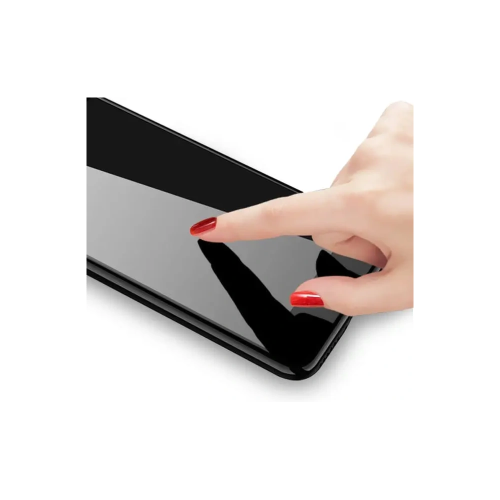 Szkło hartowane Bizon Glass Edge - [2 PACK] + ochrona na obiektyw Redmi Note 10 Pro czarne