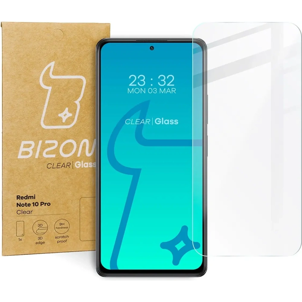 Szkło hartowane Bizon Glass Clear do Xiaomi Redmi Note 10 Pro