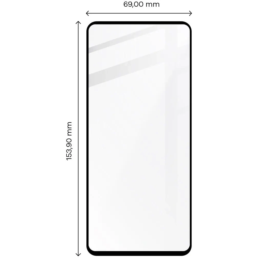 Szkło hartowane Bizon Glass Edge - [2 PACK] + ochrona na obiektyw Redmi Note 11