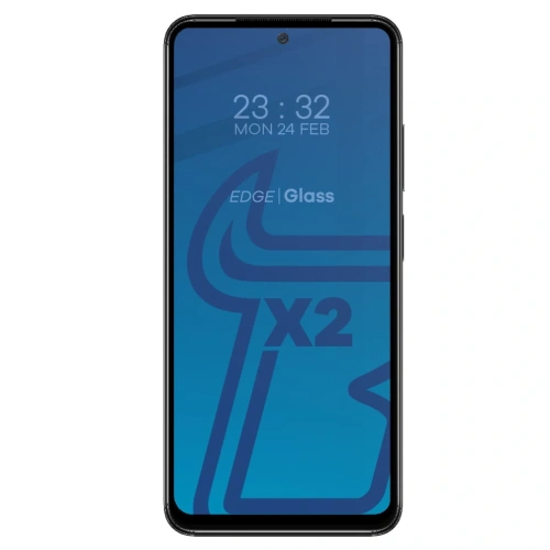 Kup Bizon Glass Edge gehärtetes Glas - [2 PACK] + Linsenschutz für Redmi Note 11 schwarz - BIZ2257 - {ean13} - Sklep Home Screen