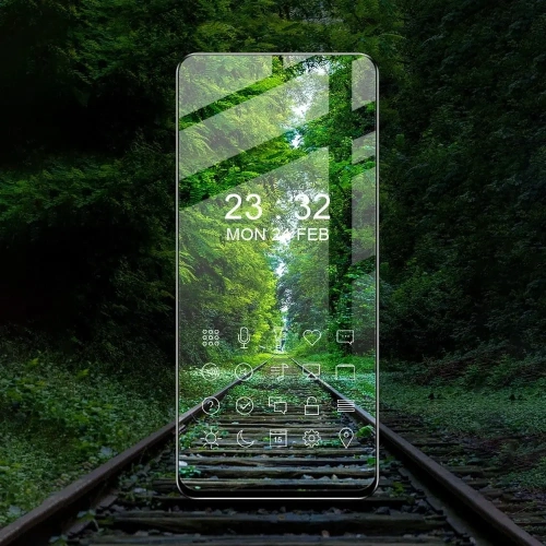 Kup Bizon Glass Edge gehärtetes Glas - [2 PACK] + Linsenschutz für Redmi Note 11 schwarz - BIZ2257 - {ean13} - Sklep Home Screen