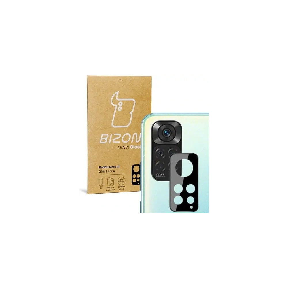 Szkło na aparat Bizon Glass Lens do Xiaomi Redmi Note 11  [2 PACK]