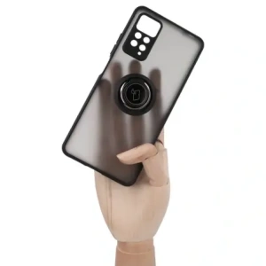 Buy Bizon Case Hybrid Ring Xiaomi Redmi Note 11 Pro / Pro 5G smoky with a black frame - BIZ2259 - {ean13} - Home Screen Store Europe