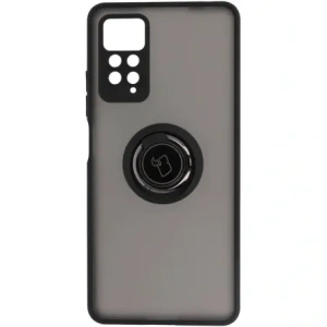 Kup Etui s úchopem na prst Bizon Case Hybrid Ring do Xiaomi Redmi Note 11 Pro / Pro 5G kouřové s černým rámečkem - BIZ2259 - {ean13} - Sklep Home Screen