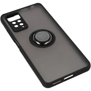 Kup Etui s úchopem na prst Bizon Case Hybrid Ring do Xiaomi Redmi Note 11 Pro / Pro 5G kouřové s černým rámečkem - BIZ2259 - {ean13} - Sklep Home Screen