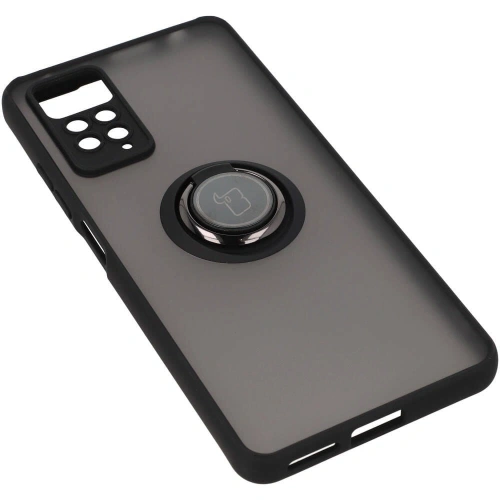 Kup Bizon Case Hybrid Ring Xiaomi Redmi Note 11 Pro / Pro 5G fumuriu cu un cadru negru - BIZ2259 - {ean13} - Sklep Home Screen