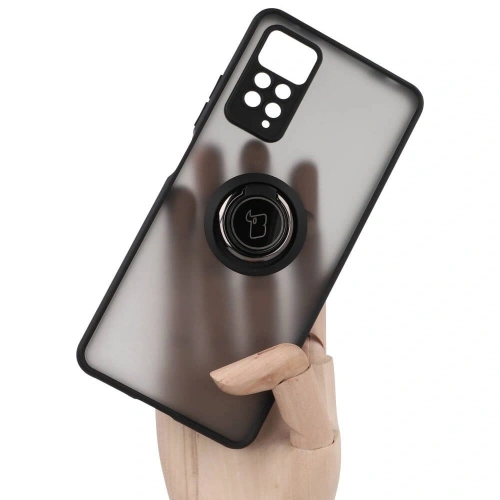 Kup Bizon Case Hybrid Ring Xiaomi Redmi Note 11 Pro / Pro 5G fumuriu cu un cadru negru - BIZ2259 - {ean13} - Sklep Home Screen