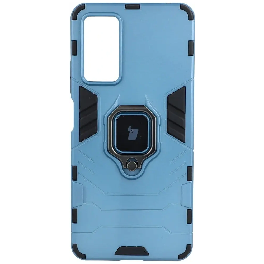 Etui Bizon Case Armor Ring do Xiaomi Redmi Note 11 Pro / Pro 5G niebieskie