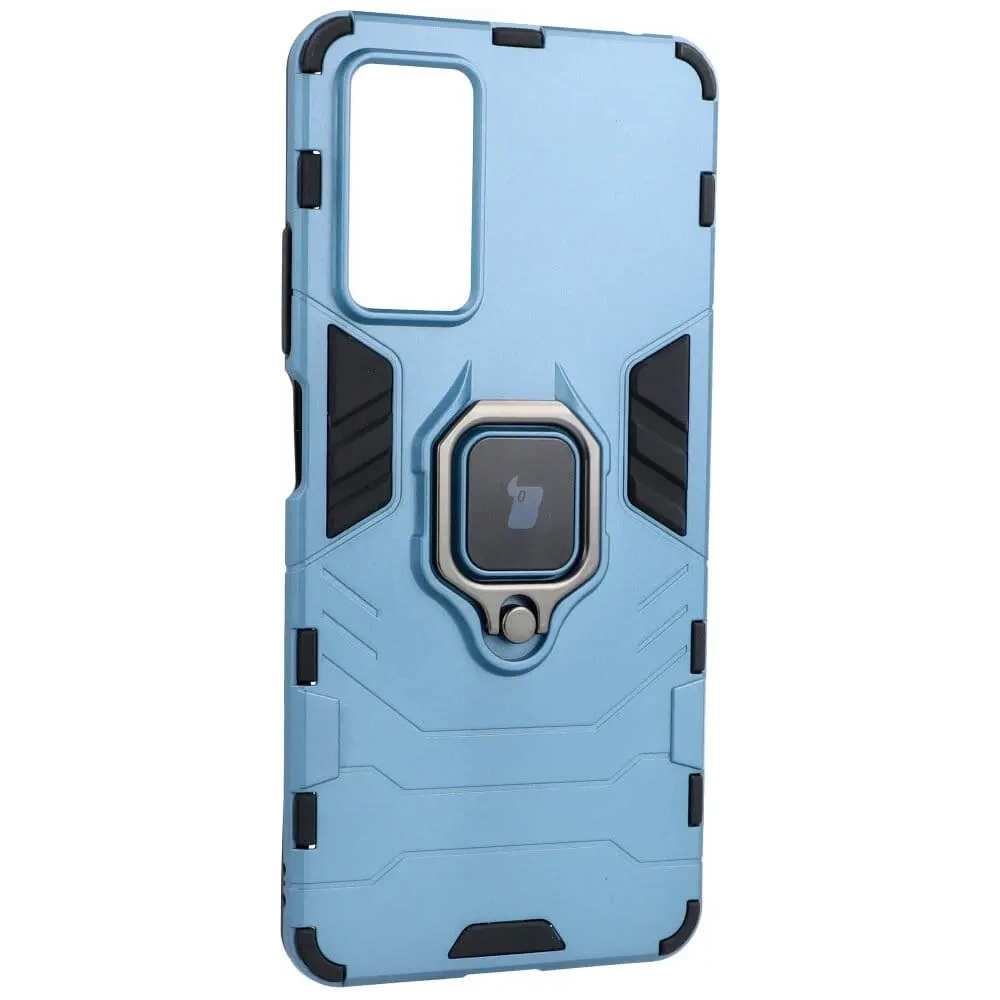 Etui Bizon Case Armor Ring do Xiaomi Redmi Note 11 Pro / Pro 5G niebieskie
