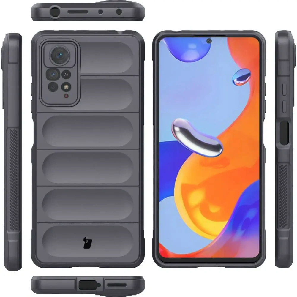 Pancerne etui Bizon Case Tur do Xiaomi Redmi Note 11 Pro / Pro 5G szare