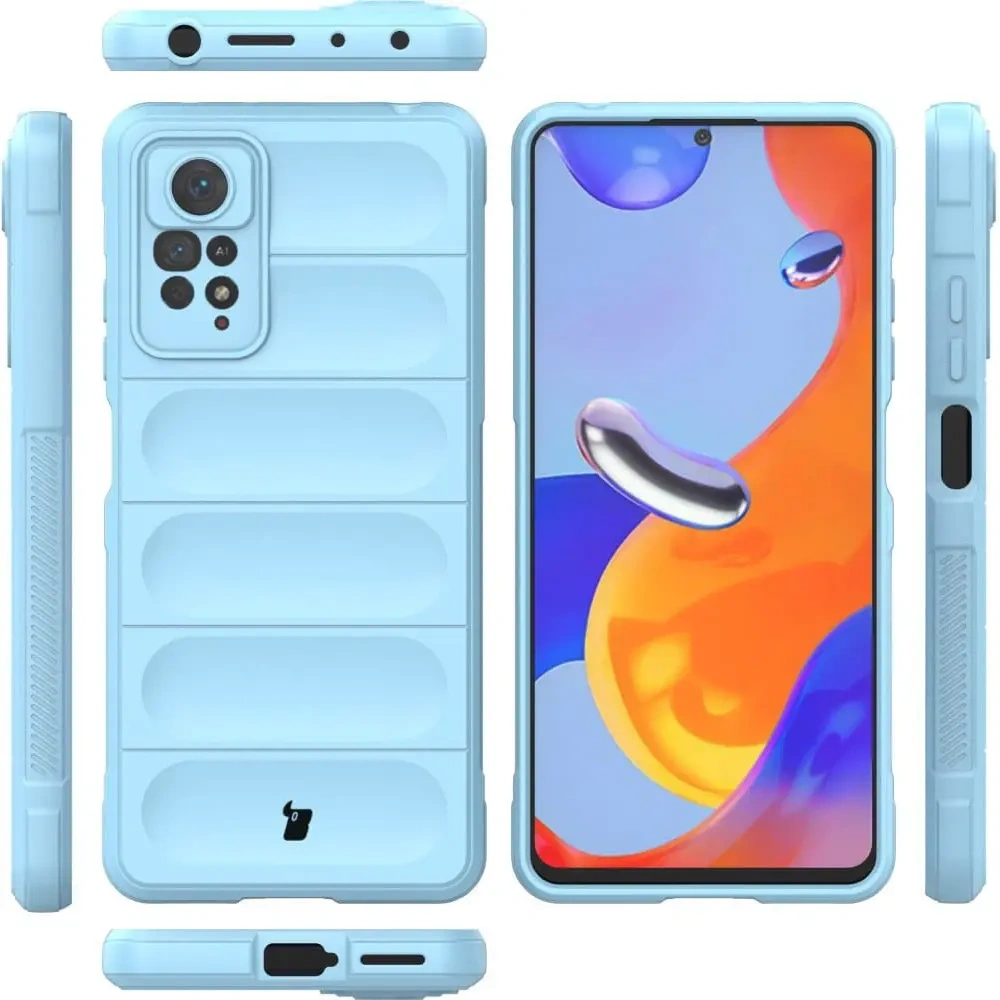 Pancerne etui Bizon Case Tur do Xiaomi Redmi Note 11 Pro / Pro 5G jasnoniebieskie