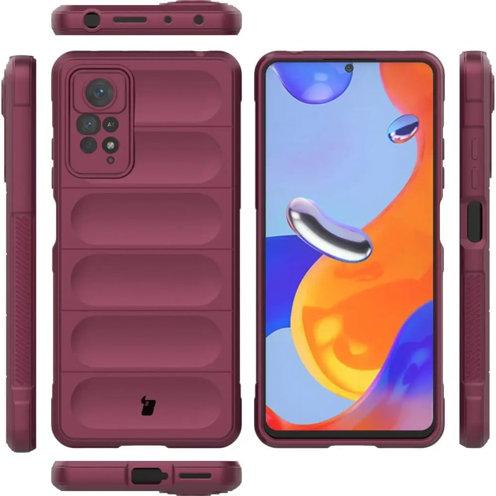 Pancerne etui Bizon Case Tur do Xiaomi Redmi Note 11 Pro / Pro 5G ciemnofioletowe