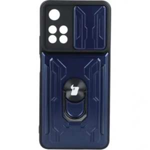 Kup Etui Bizon Case Camshield Card Slot Ring do Xiaomi Redmi Note 11 Pro+ 5G modré - BIZ2270 - {ean13} - Sklep Home Screen