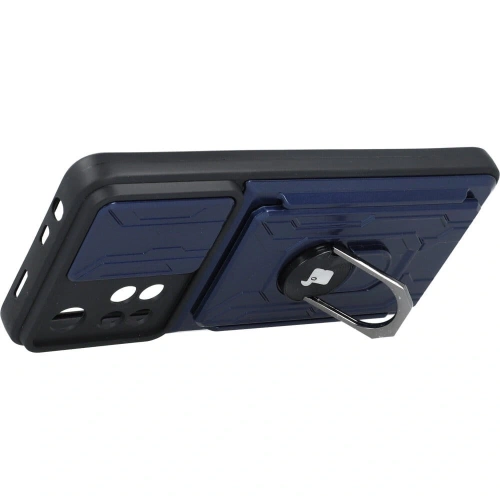 Kup Bizon Case Camshield Kártyahely Gyűrű Xiaomi Redmi Note 11 Pro+ 5G tengerészkék - BIZ2270 - {ean13} - Sklep Home Screen