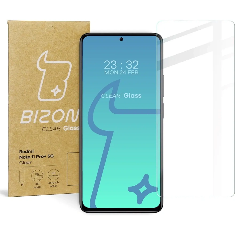 Szkło hartowane Bizon Glass Clear do Xiaomi Redmi Note 11 Pro+ 5G