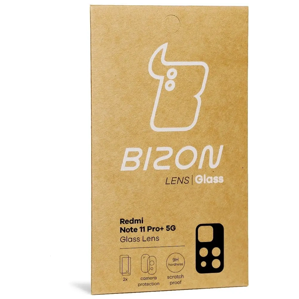 Szkło na aparat Bizon Glass Lens do Redmi Note 11 Pro+ 5G [2 PACK]