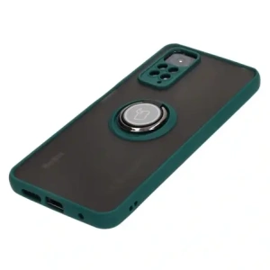 Kup Bizon Case Hybrid Ring Xiaomi Redmi Note 11 / 11S 4G fumuriu cu un cadru verde închis - BIZ2276 - {ean13} - Sklep Home Screen