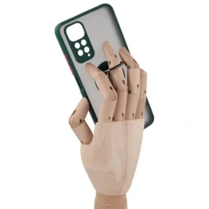 Kup Bizon Case Hybrid Ring Xiaomi Redmi Note 11 / 11S 4G fumuriu cu un cadru verde închis - BIZ2276 - {ean13} - Sklep Home Screen