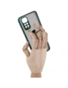 Buy Bizon Case Hybrid Ring Xiaomi Redmi Note 11 / 11S 4G smoky with a dark green frame - BIZ2276 - {ean13} - Home Screen Store Europe