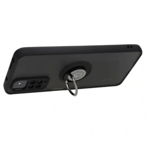 Kup Etui z uchwytem na palec Bizon Case Hybrid Ring do Xiaomi Redmi Note 11 / 11S 4G przydymione z czarną ramką - BIZ2277 - {ean13} - Sklep Home Screen