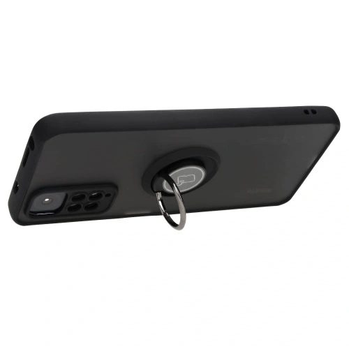 Kup Etui s úchopem na prst Bizon Case Hybrid Ring pro Xiaomi Redmi Note 11 / 11S 4G kouřové s černým rámem - BIZ2277 - {ean13} - Sklep Home Screen